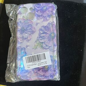 Elegant Purple Floral Phone Case